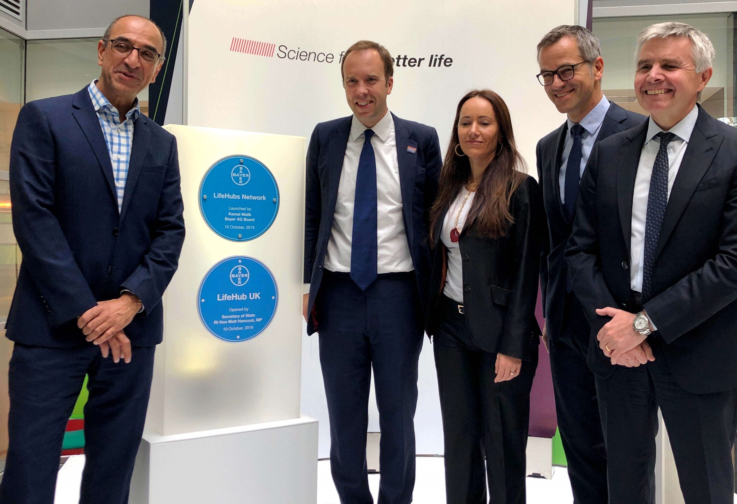 Sensyne Bayer LifeHub UK