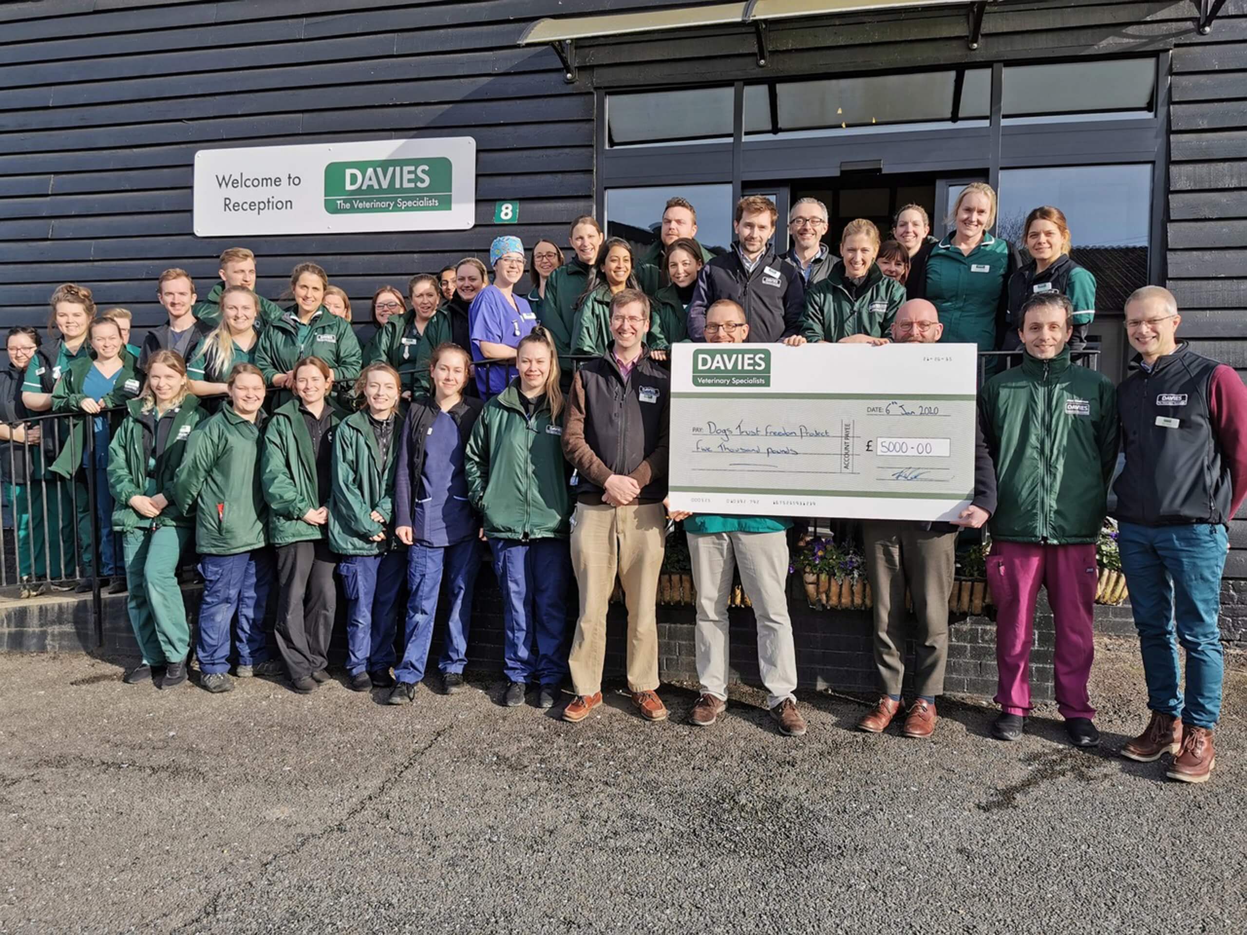 Dogs Trust Freedom Project donation