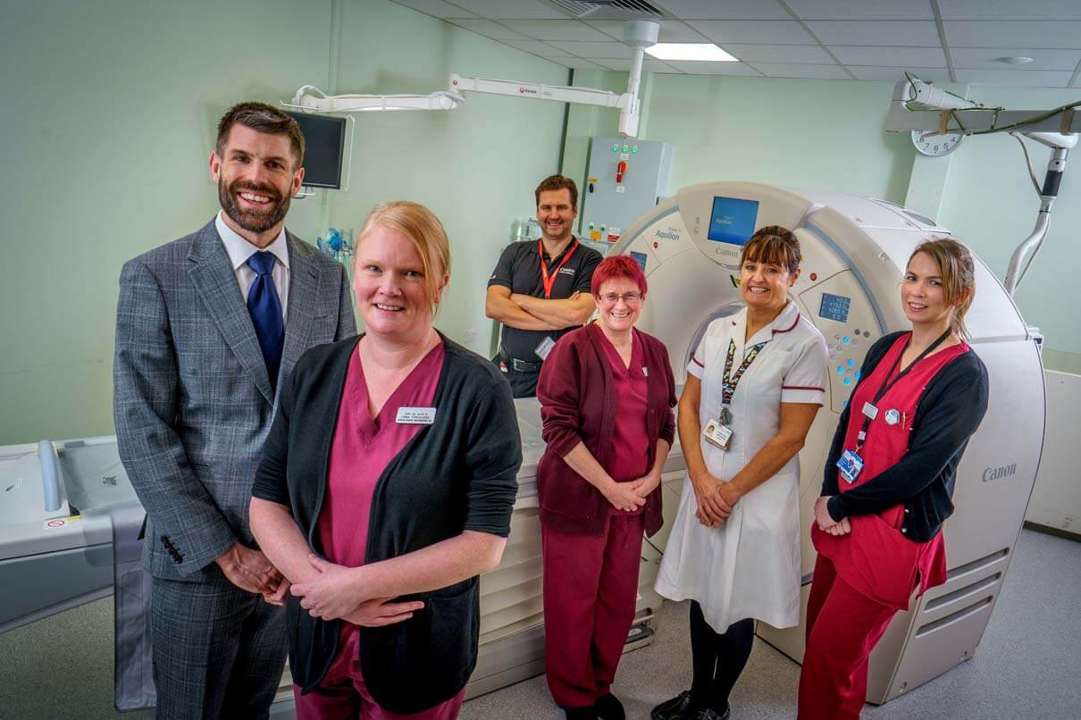 Countess of Chester Hospital CT scanner
