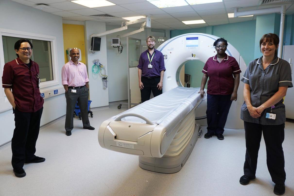 Dorset County Hospital CT department