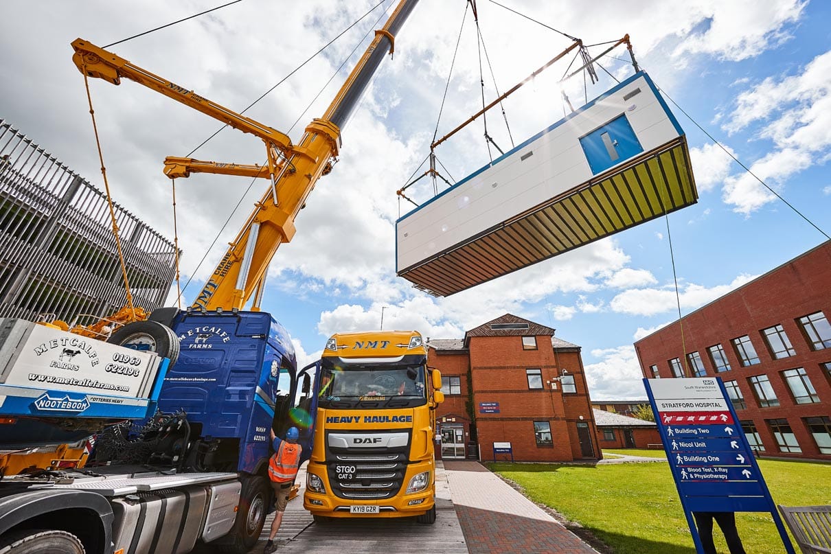 Cancn relocatable CT scan unit