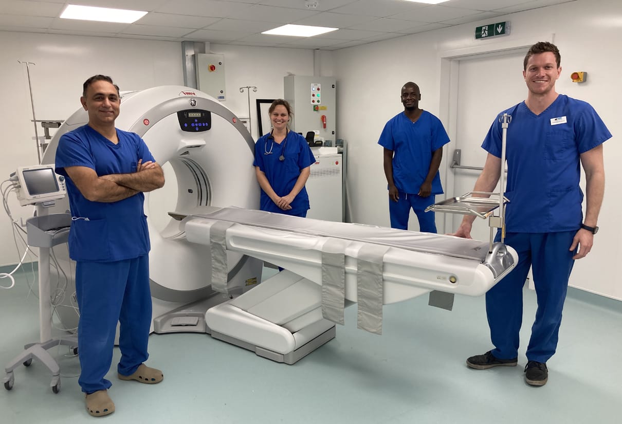 Blacks Vets CT scanner