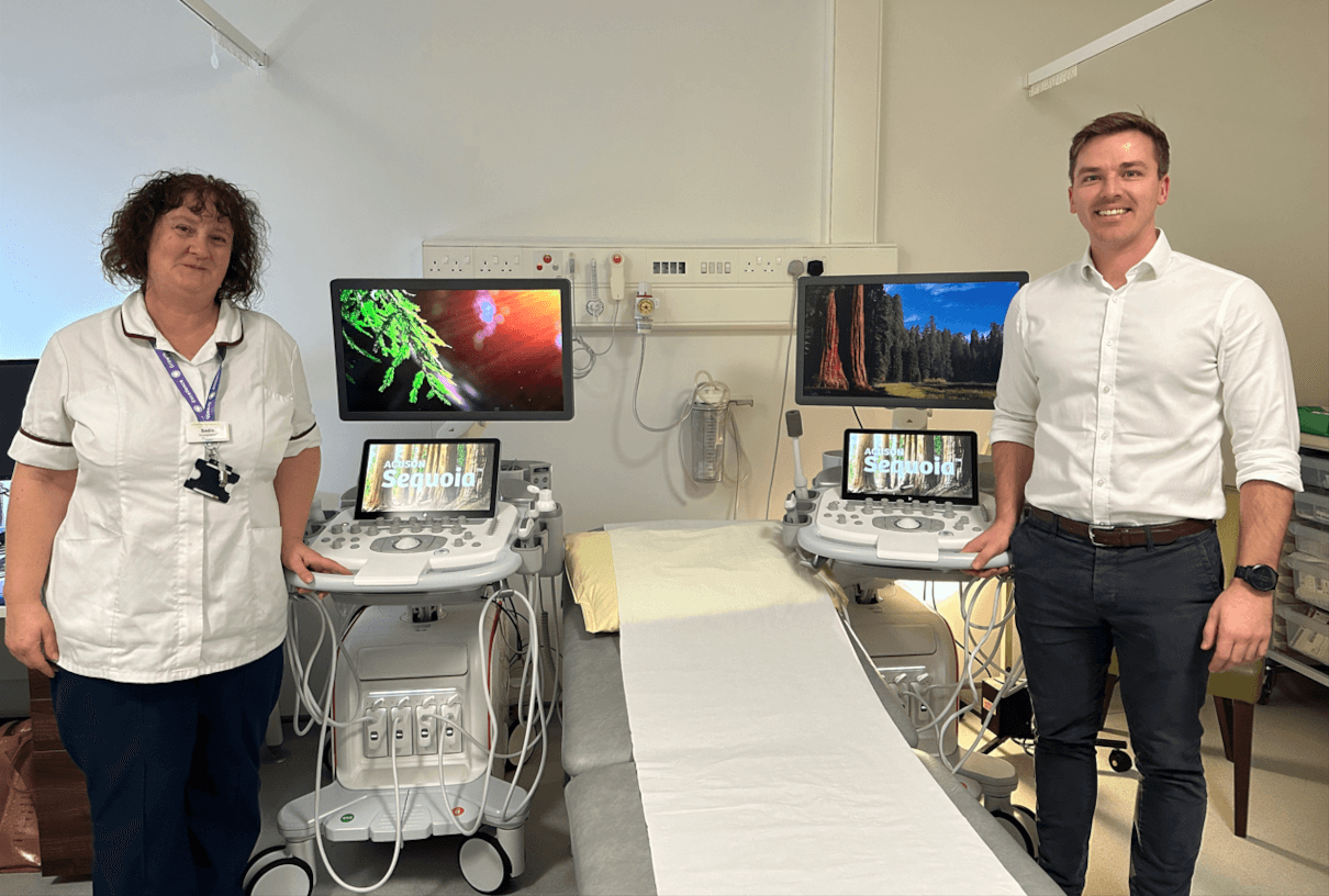 Siemens ultrasound at Benenden Hospital