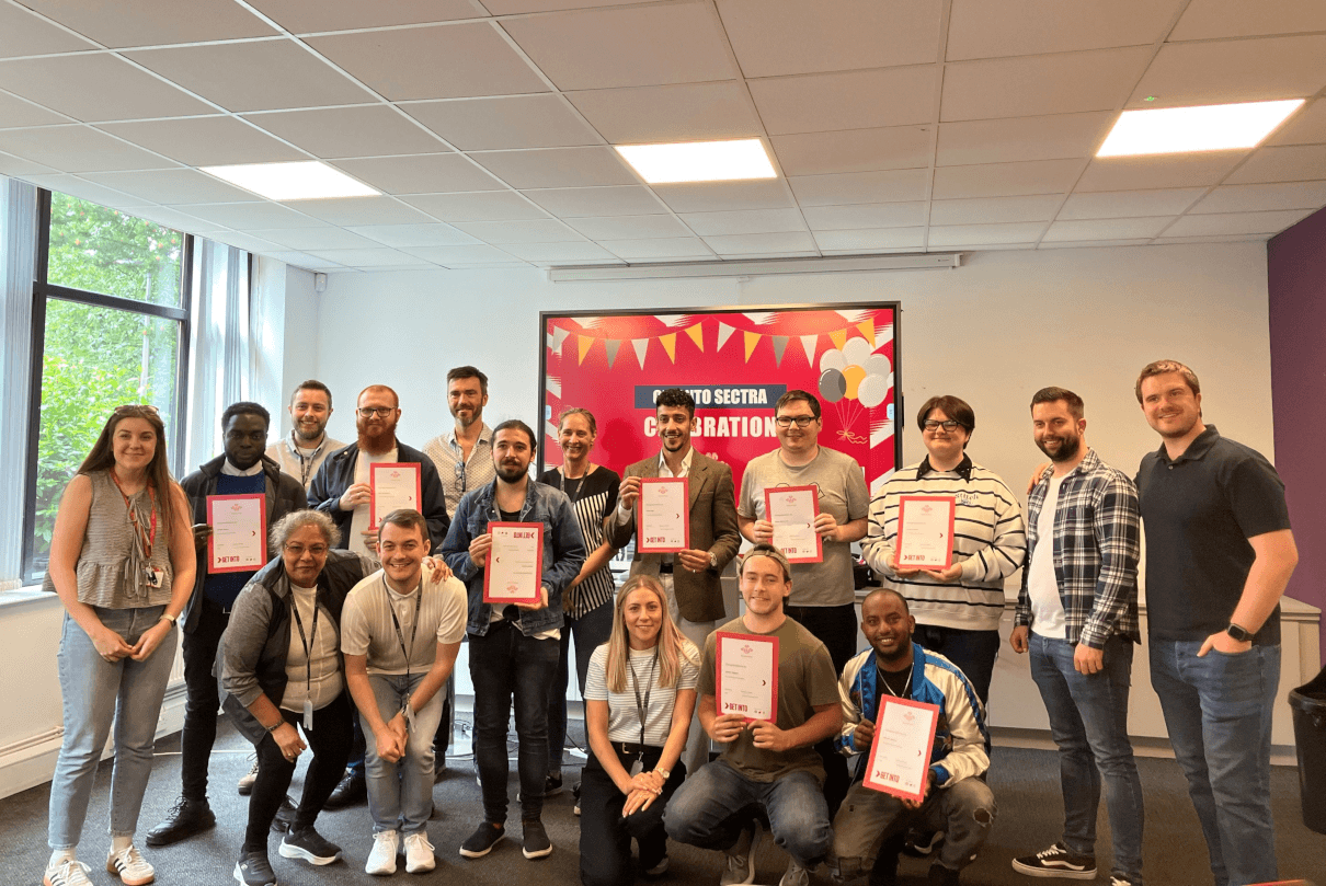 Sectra Prince's Trust intake.