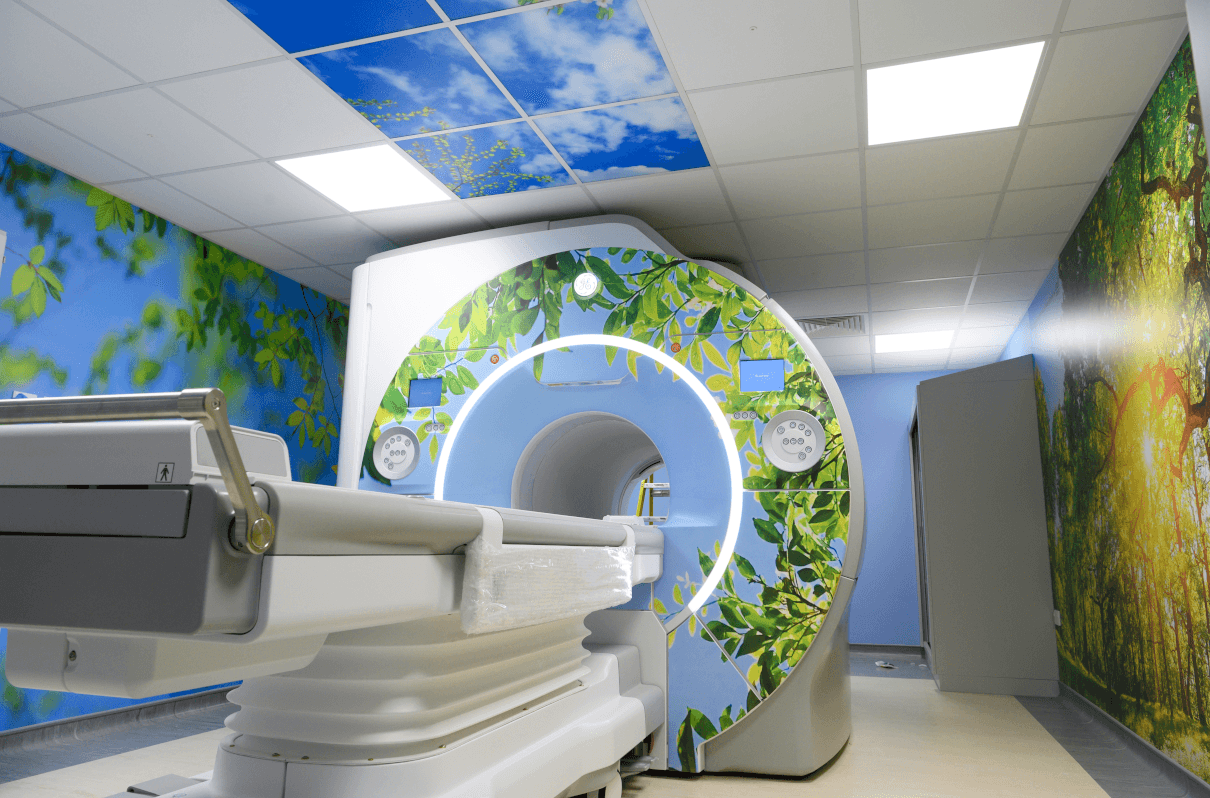 MRI department after