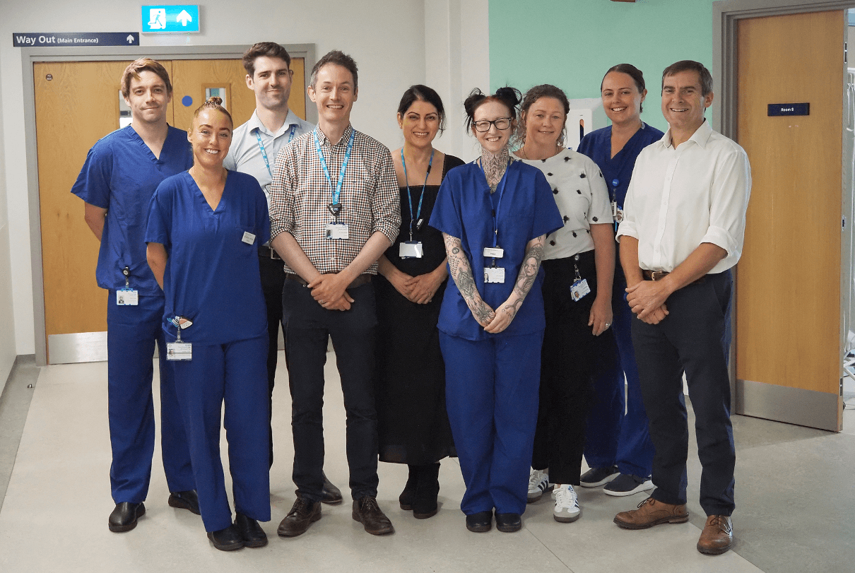 The Clatterbridge brachytherapy and physics teams