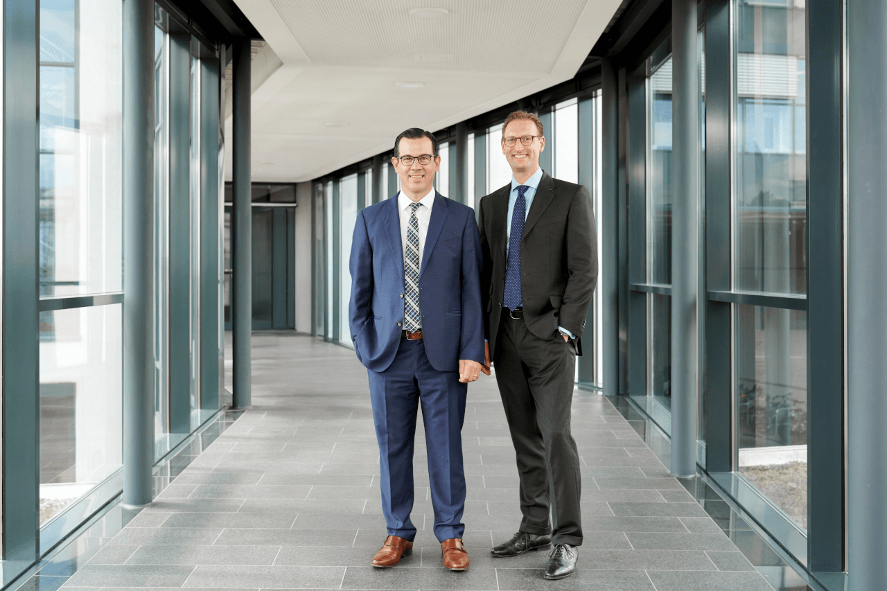 Christoph Ulrich with Friedrich von Rechteren