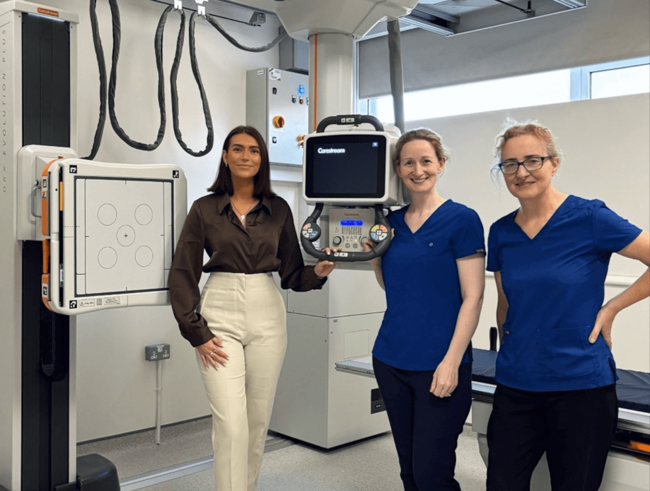 Medray x-ray room at Peamount