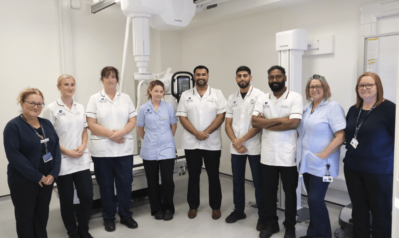 The radiology team at The Yorkshire Clinic