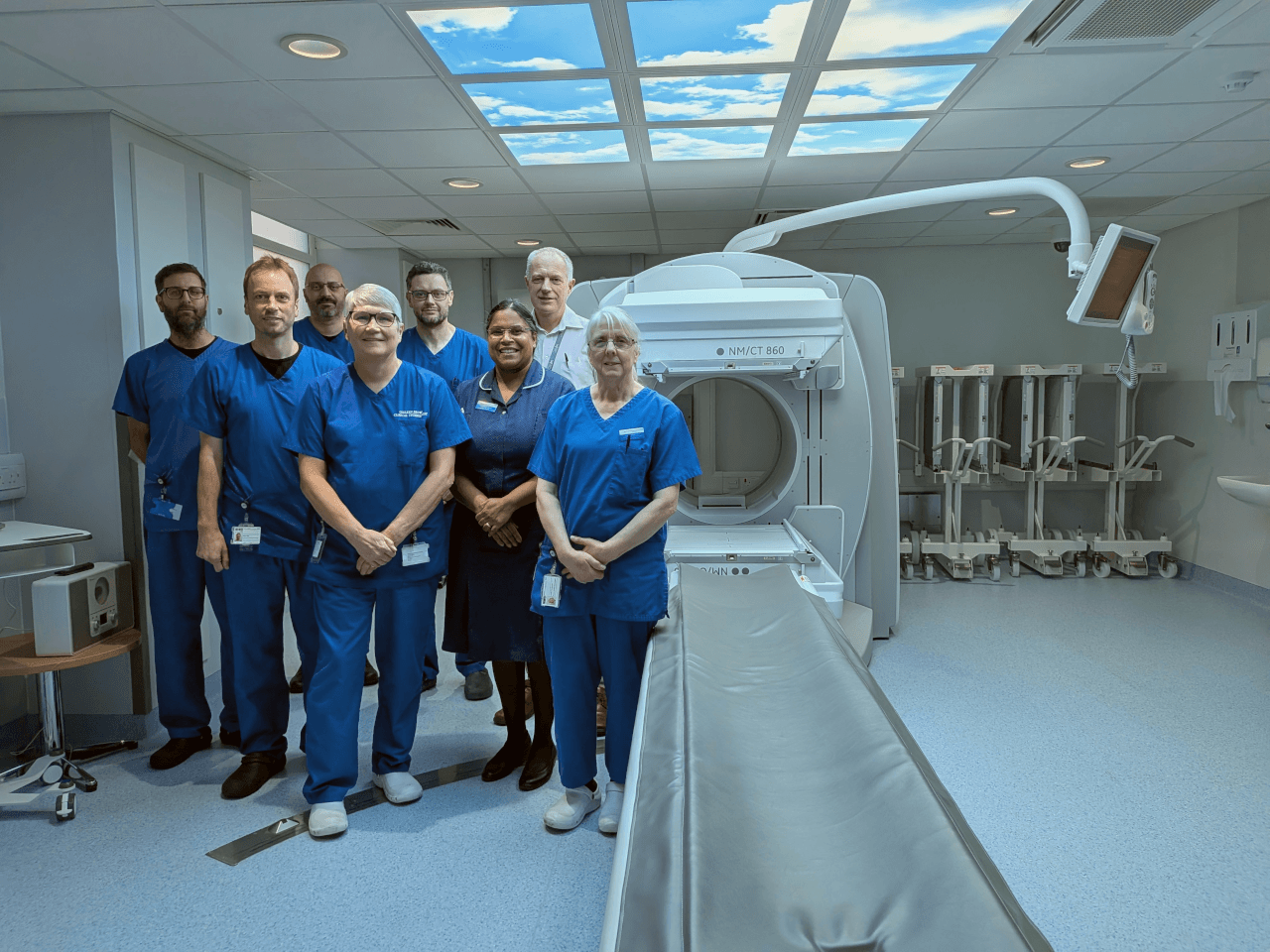 Nuclear medicine team at Sheffield