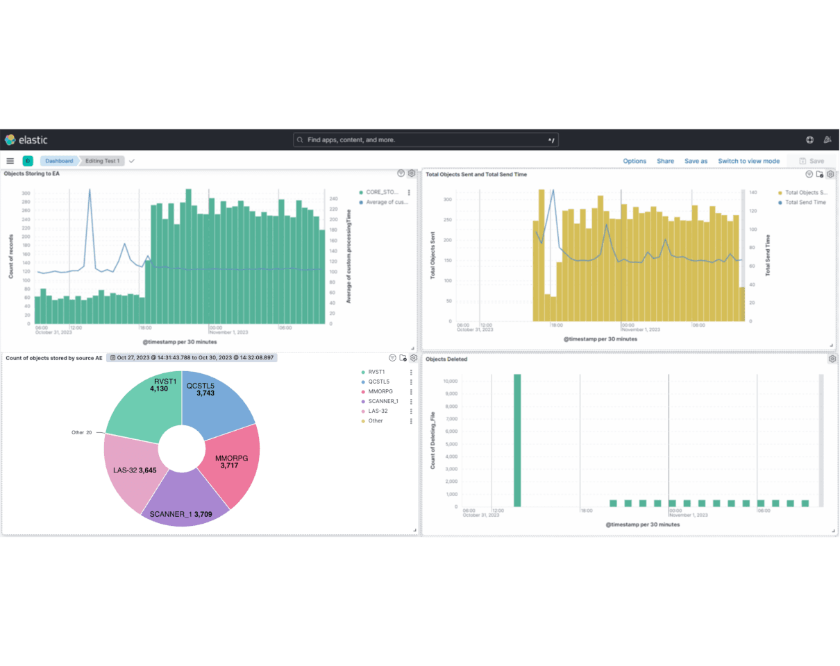 Merge VNA user interface