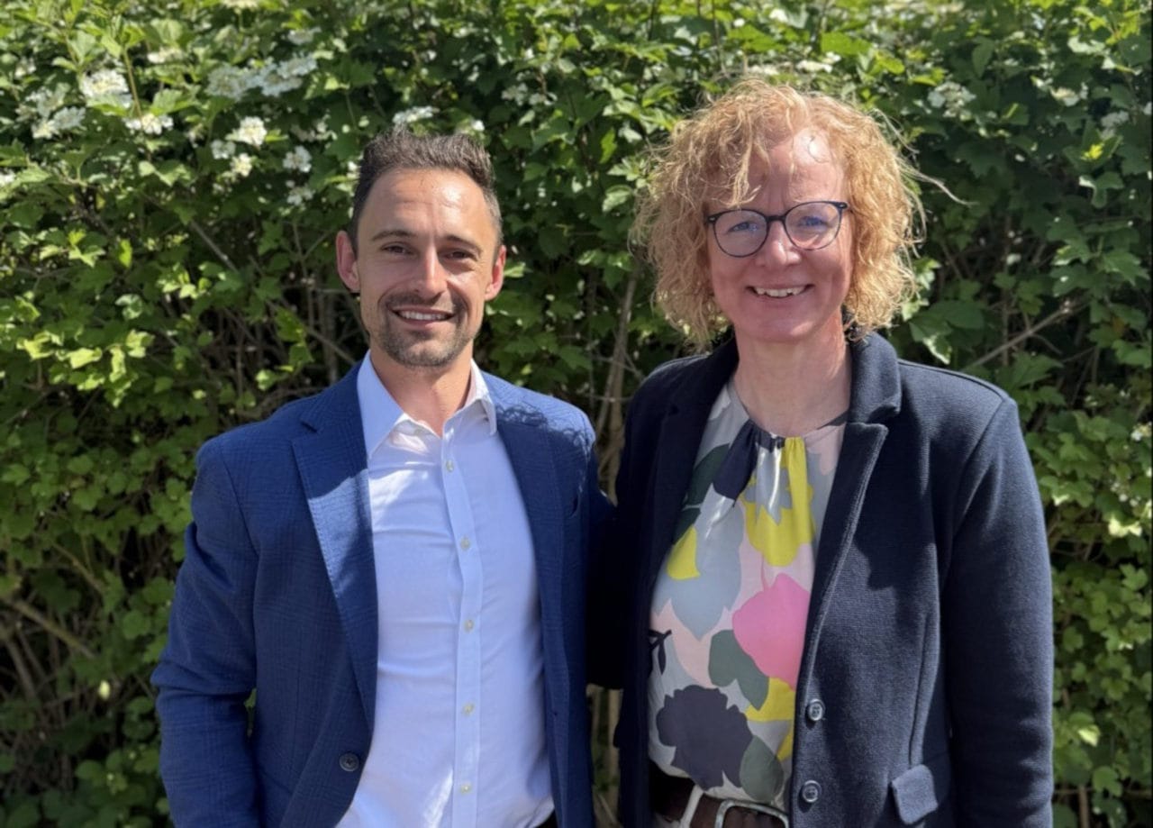 Matthew Beardsmore and Kate Kitto